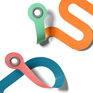 Makedo kreative Bastelsets für Kinder mit bunten, flexiblen Bastelmaterialien in verschiedenen Farben