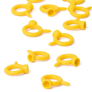 Makedo Satz mit 12 Miniwerkzeugen in Gelb aus Kunststoff für Bastel- und Reparaturprojekte