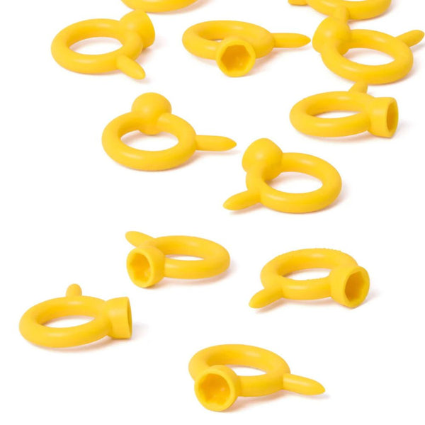 Makedo Satz mit 12 Miniwerkzeugen in Gelb aus Kunststoff für Bastel- und Reparaturprojekte