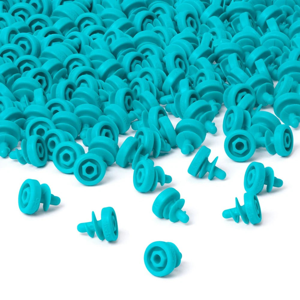 Makedo Schraubensatz für den DIY-Bau SCRU 180 Teile in brauner Verpackung für Kinder ab 4 Jahren