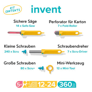 Werkzeugsatz für DIY-Konstruktionen - Invent
