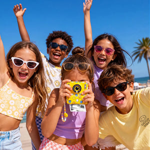 Kinderkamera mit Sofortdruck - PixiPrint Smiley World, Gelb (ab 3 Jahren)