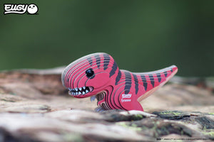 Eugy Öko 3D Puzzle Tyrannosaurus aus umweltfreundlichem Material für kreative Kinder
