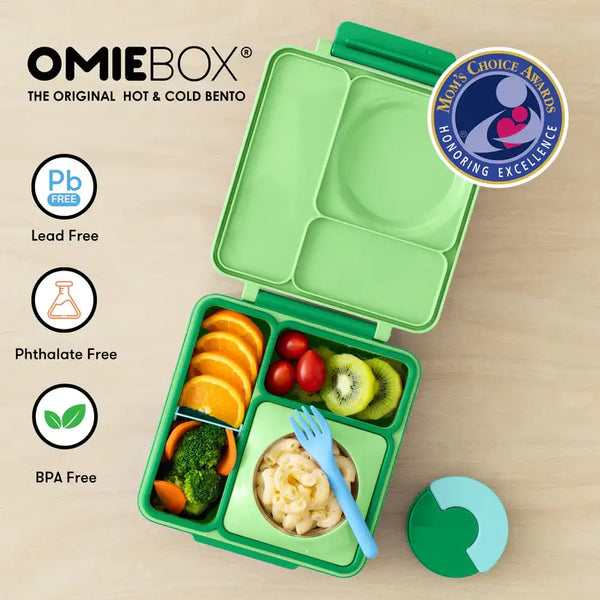 Lunchbox mit Thermoskanne OmieBox – Apfelgrün