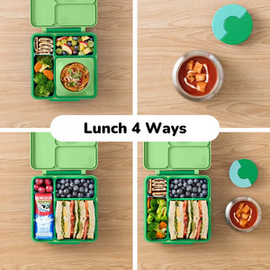 Lunchbox mit Thermoskanne OmieBox – Apfelgrün