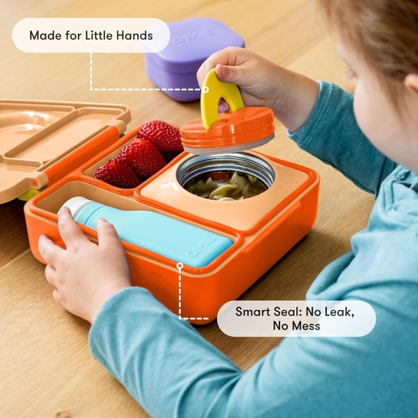 Lunchbox mit Thermoskanne OmieBox – Poppy Orange