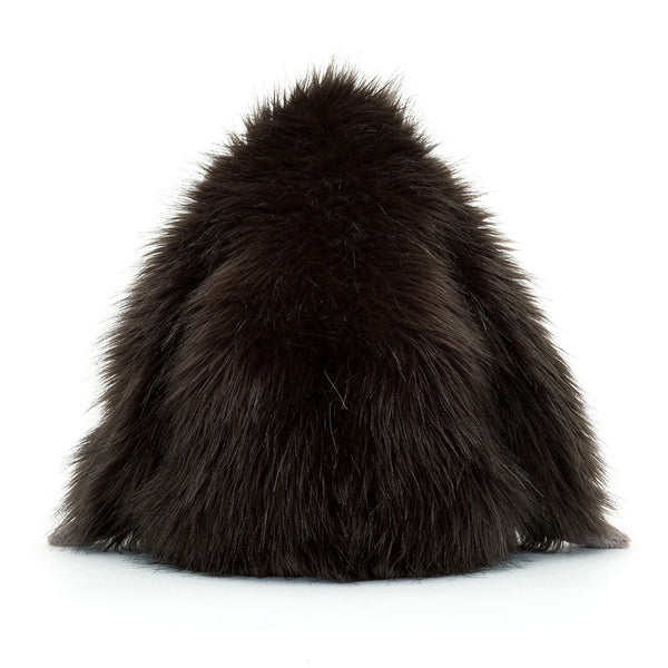 Jellycat Plüsch-Gorilla Gomez 34 cm mit weichem schwarzem Fell Kuscheltier von hinten