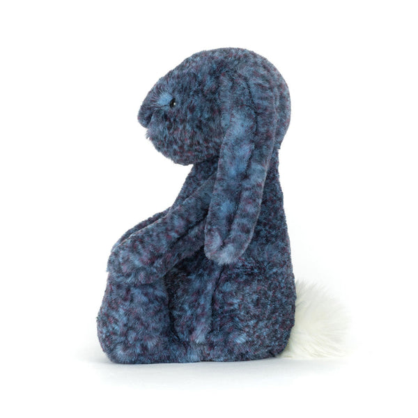 Jellycat Plüsch LUX Kaninchen Navy Mist 31 cm Kuscheltier mit langem Fell und weißem Schwanz