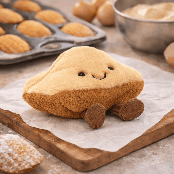 Plüsch Magdalena Margaux von Jellycat, weiche und kuschlige Spielzeugfigur in Gebäckform