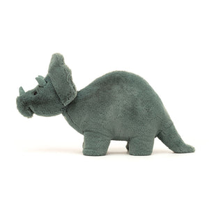 Plüschdinosaurier – Triceratops Türkis 17 cm - Tublu.de