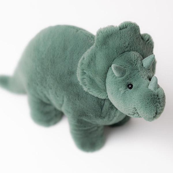 Plüschdinosaurier – Triceratops Türkis 17 cm - Tublu.de