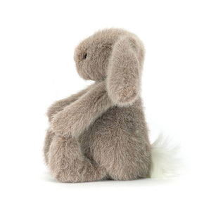 Jellycat Plüschhase Flufflet Fawn in grau mit weichem Fell für Kinder und Kuschelfans