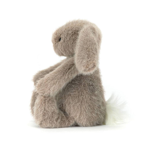 Jellycat Plüschhase Flufflet Fawn in grau mit weichem Fell für Kinder und Kuschelfans