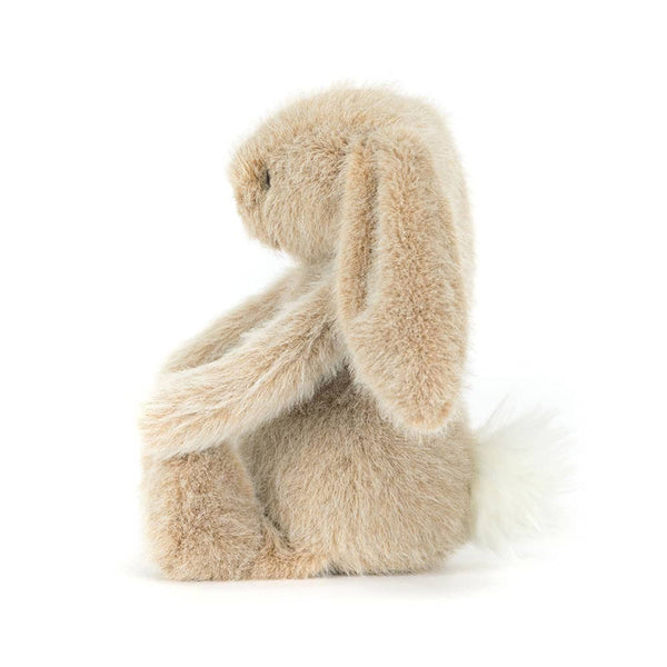 Plüschhase Flufflet Oat von Jellycat mit weichem, kuscheligem Fell in sanften Farbtönen