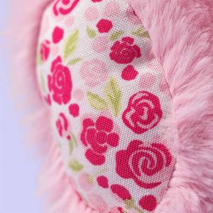 Jellycat Plüschkaninchen LUX mit Blumenöhrchen in zartem Rosa für Kinder und Babys