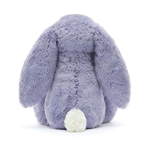 Jellycat Plüschkaninchen – Violett 31 cm, weiches kuscheliges Stofftier mit langen Ohren und weißem Schwanz