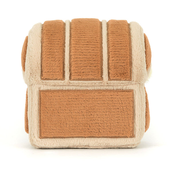 Jellycat Plüsch-Schatzkiste 19 cm Kuscheltier in Braun und Beige weich und kindgerecht