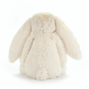 Jellycat Plüschkaninchen – Sternenohren Cremefarben 31 cm von hinten mit weichem Fell