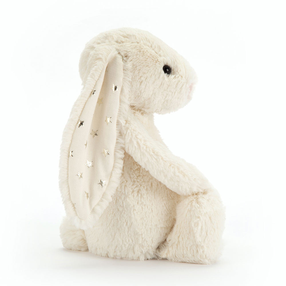 Jellycat Plüschkaninchen – Sternenohren Cremefarben 31 cm mit weichem Stoff und langen Ohren