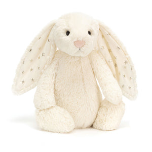 Jellycat Plüschkaninchen – Sternenohren Cremefarben 31 cm mit weichem Stoff und langen Ohren