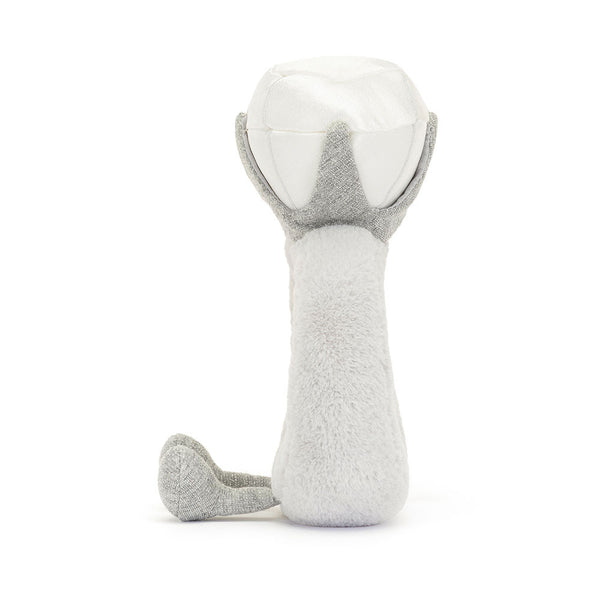 Jellycat Plüschring – Mit Diamant 20 cm weiches Kuscheltier in Grau und Weiß