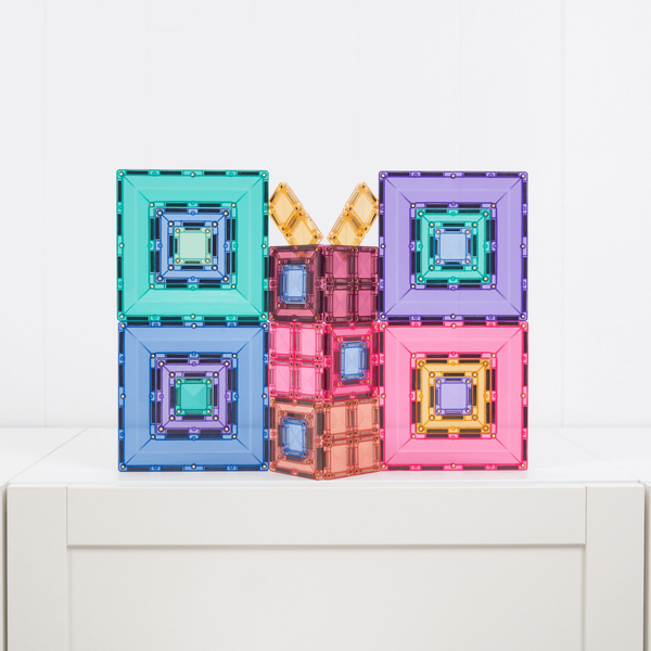 Magnetische Bausteine – Pastel Portal Pack (48 Teile)