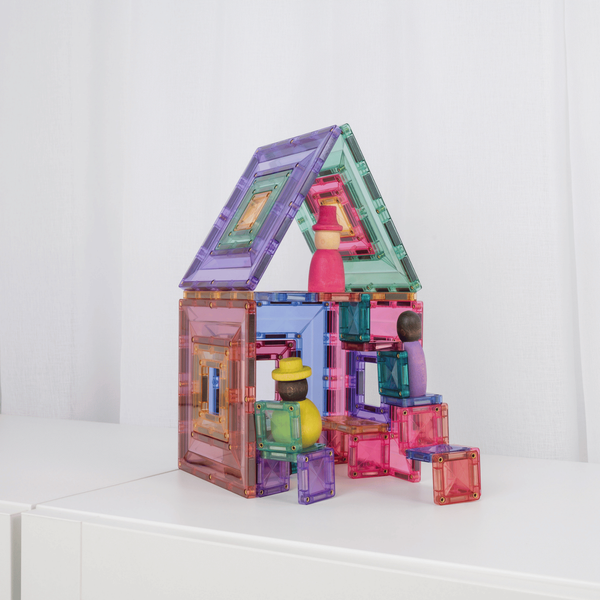 Magnetische Bausteine – Pastel Portal Pack (48 Teile)