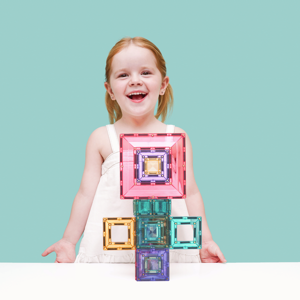 Magnetische Bausteine – Pastel Portal Pack (48 Teile)