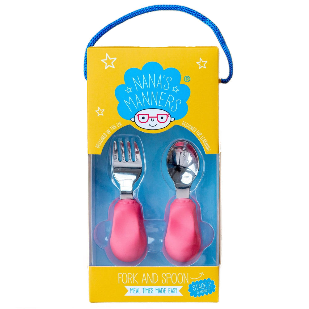 Gabel und Löffel STUFE  2 – Pink