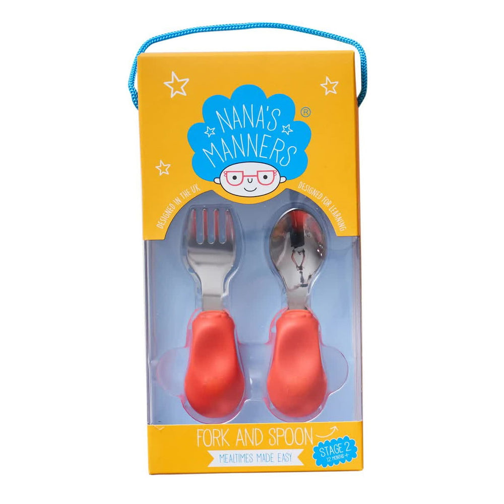 Gabel und Löffel STUFEE 2 - Orange