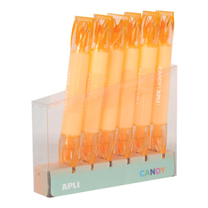 Fluoreszierender Marker mit doppelter Spitze – Candy Orange - Tublu.de