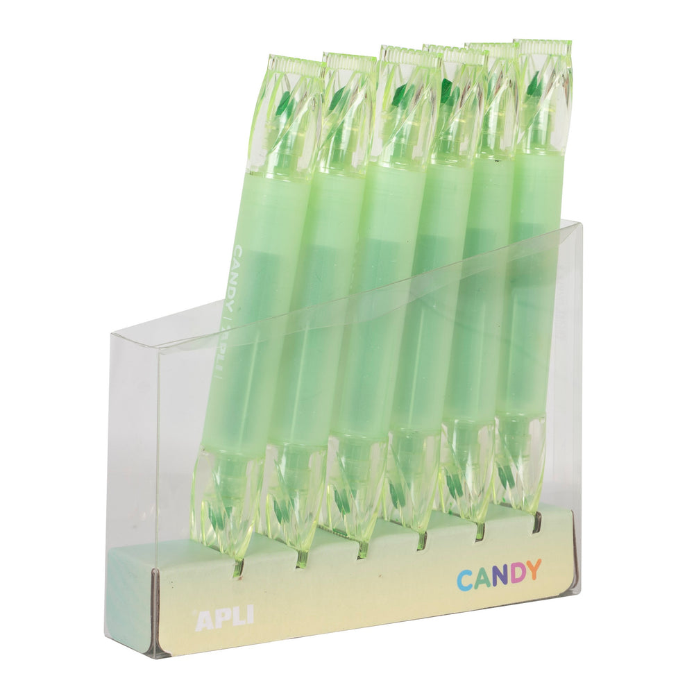 Fluoreszierender Marker mit doppelter Spitze – Candy Grün - Tublu.de