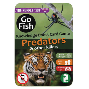 Reisekartenspiel Quartett – Go Fish Raubtiere