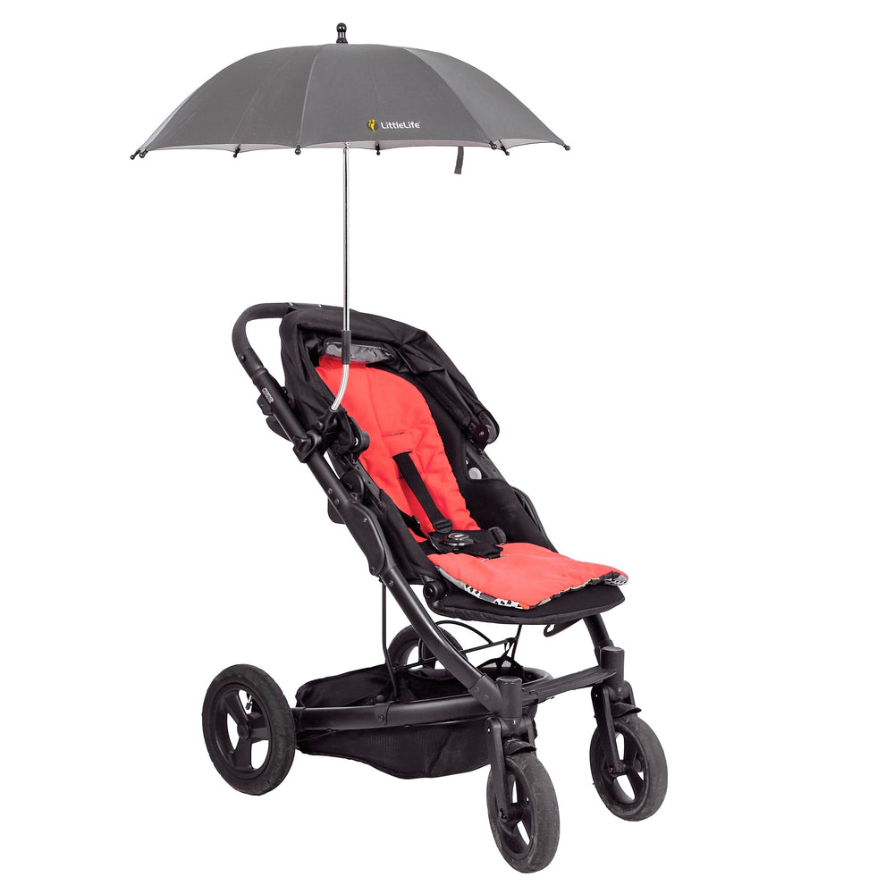 Regenschirm für den Kinderwagen – Grau