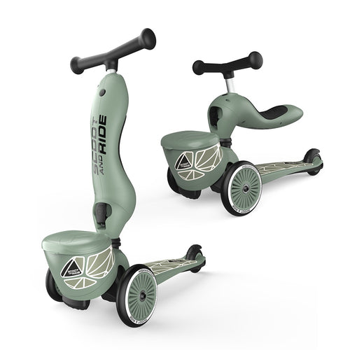 Laufrad und Fahrrad 2in1 Highwaykick 1 Lifestyle  1-5 Jahre - Green Lines - Tublu.de