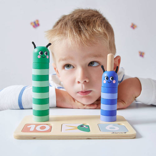 Mathematisches Holzpuzzle – Zahlen zusammensetzen und vergleichen 3+ - Tublu.de