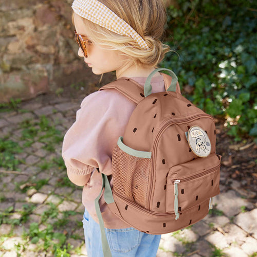 Kindergartenrucksack Mini – Happy Prints Karamell