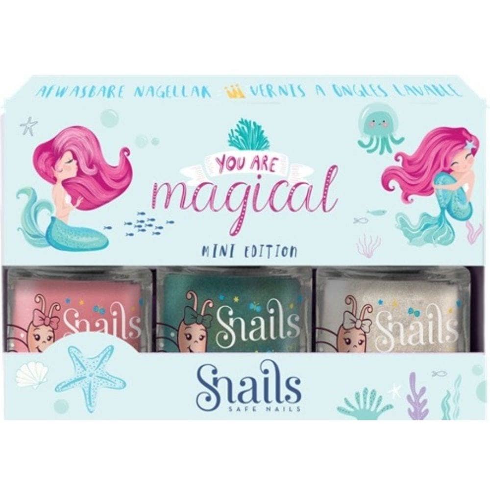 Set mit 3 Nagellacken für Kinder Mini - Mermaid Sonderedition