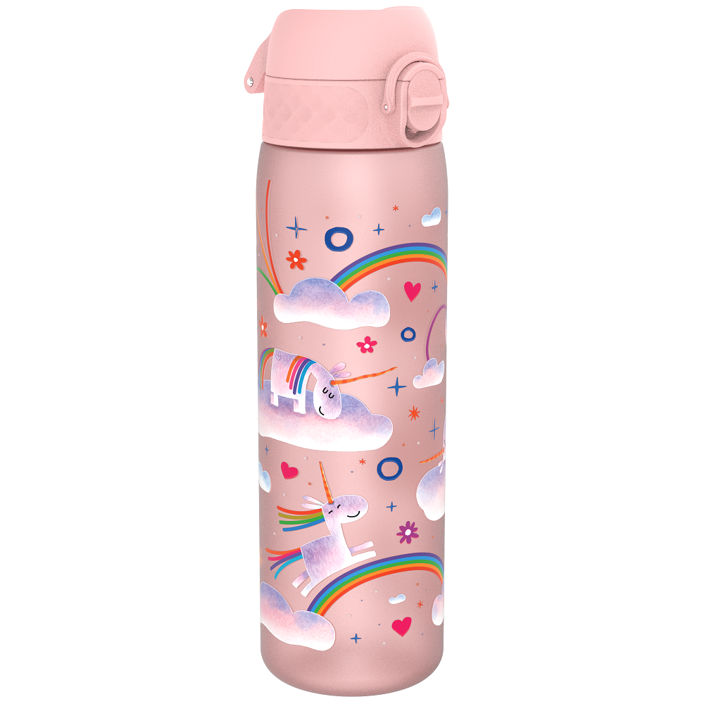 Trinkflasche für Kinder 500 ml - Einhorn-Regenbogen