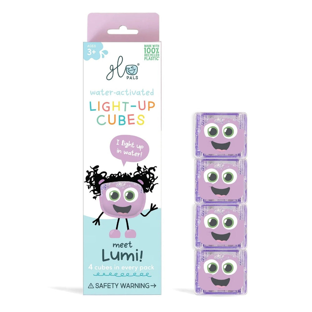 Sensorikwürfel, die im Wasser leuchten Lumi – violett - Tublu.de