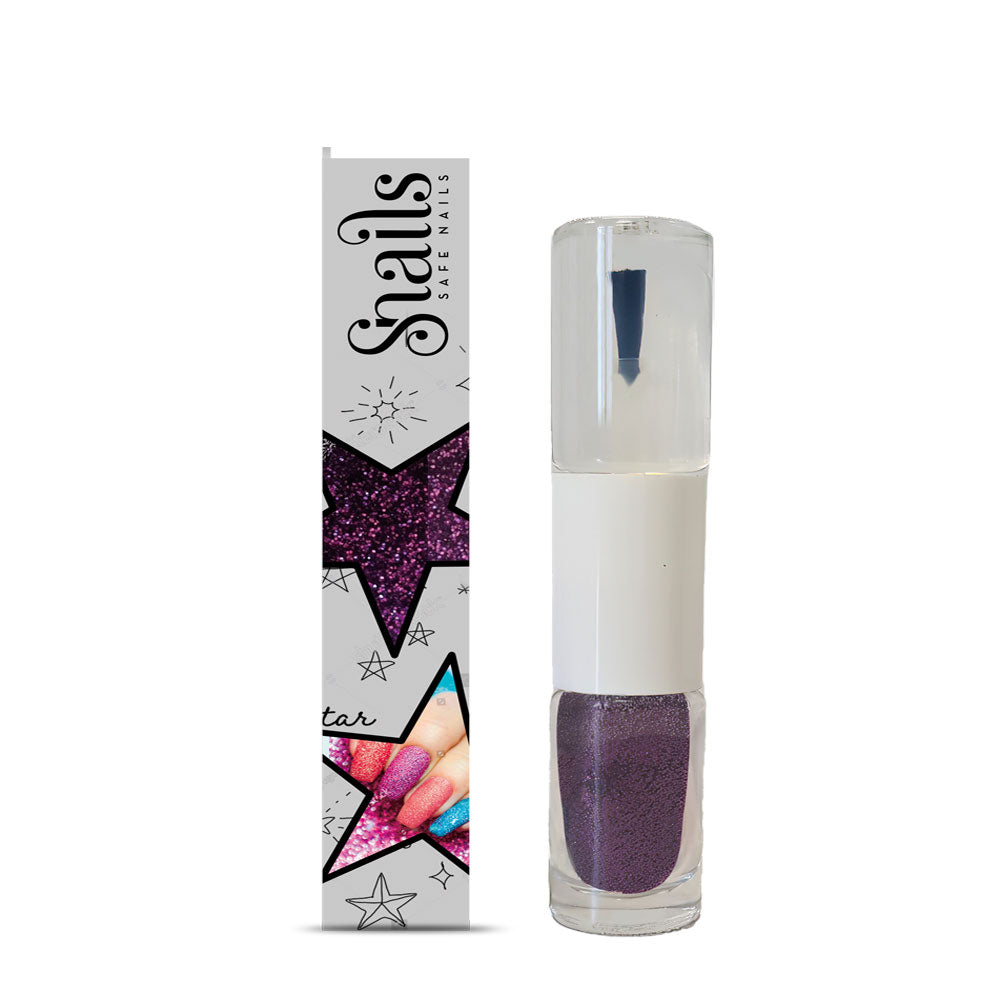2in1 Glitzer Nagellack Magic Dust - Lila