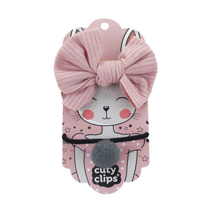 Haargummis Cuty Clips - Boss Bunny Pink