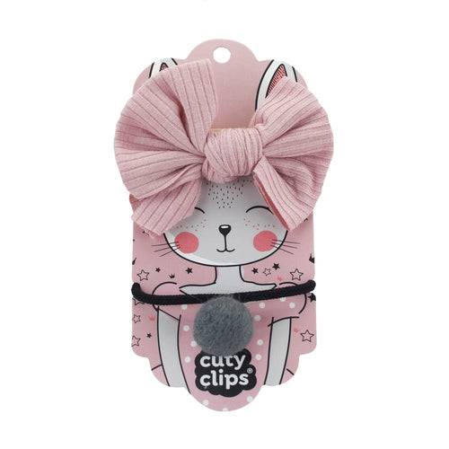 Haargummis Cuty Clips - Boss Bunny Pink