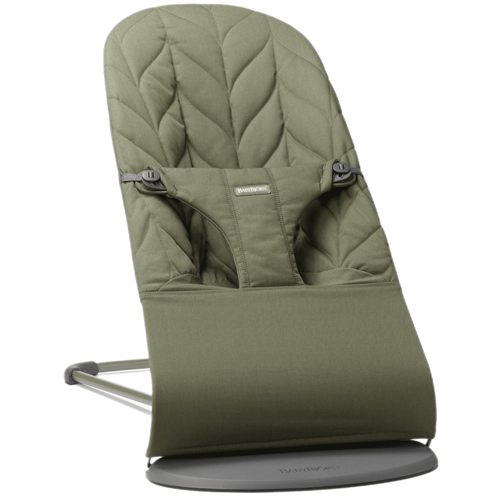 Babywippe BLISS WOVEN Petal Quilt – Dunkelgrün