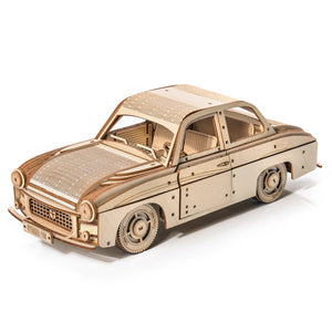 Holzpuzzle 3D-Modell – FSO Syrena 105