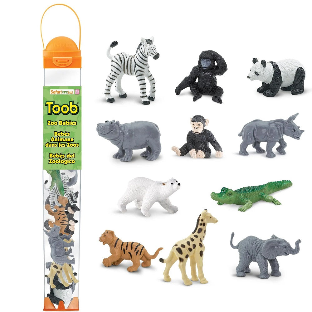 Figurenset in einer Tube TOOB – Kleine Zootiere - Tublu.de