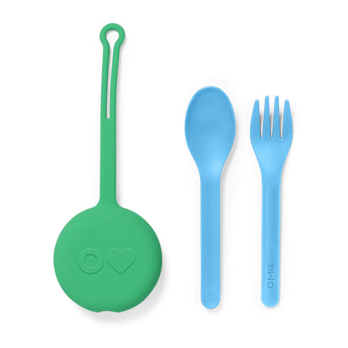 Anhänger – Hülle mit Besteck OmiePod – Mint Green
