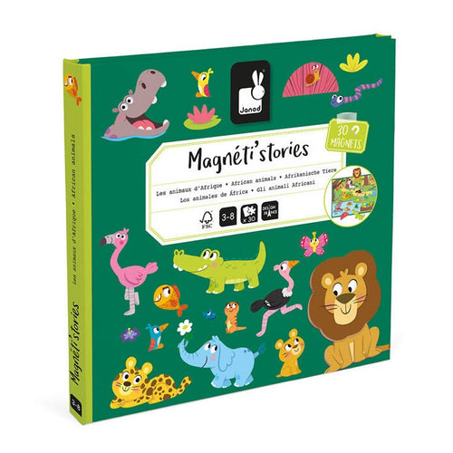 Magnetisches Puzzle Magneti'stories – Afrikanische Tiere - Tublu.de