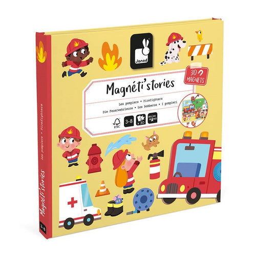 Magnetisches Puzzle Magneti'stories – Feuerwehrleute - Tublu.de
