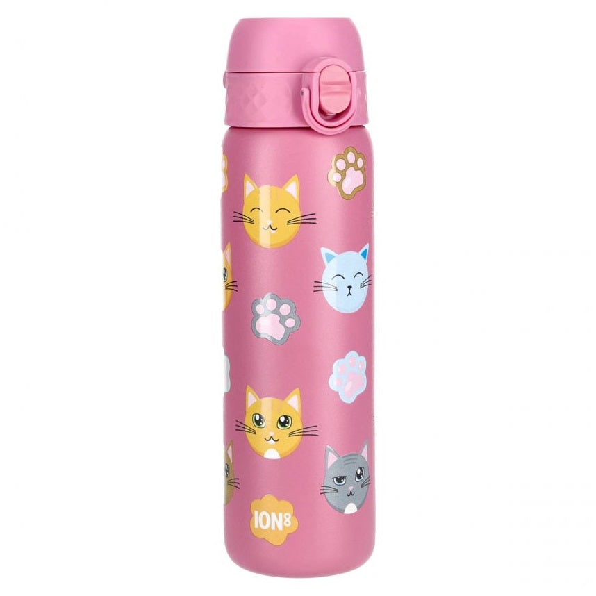 Edelstahl-Trinkflasche 600 ml - Katzen